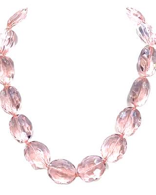 Crystal Oval Short Necklace - Born To Glam
