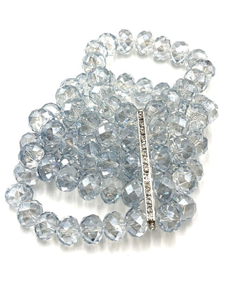 Multistrand Crystal Statement Bracelet - Born To Glam