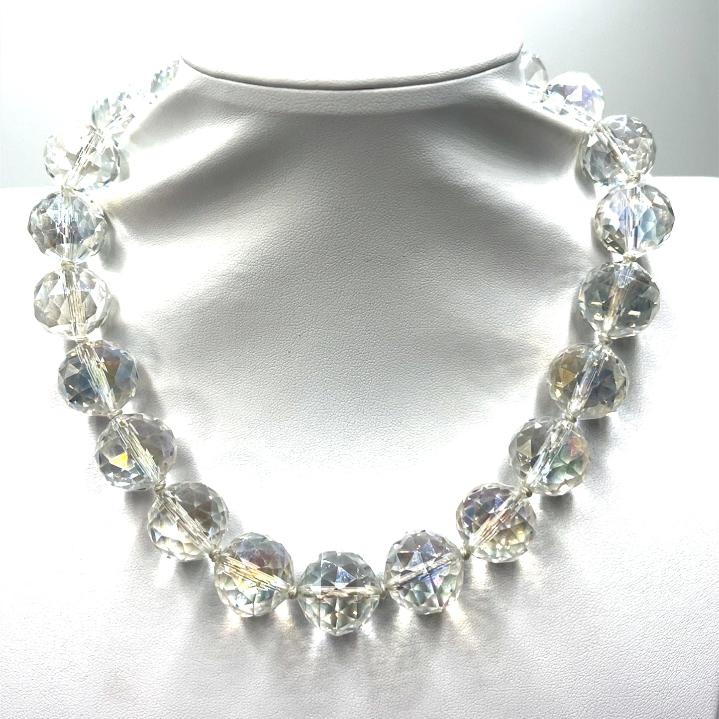 20mm Crystal Sphere Short Necklace - Born To Glam Born To Glam