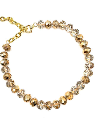 Adjustable Rondelle Short Necklace - Born To Glam