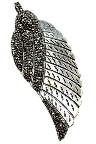 Clip on Gemstone Sterling Silver Pendant - Born To Glam