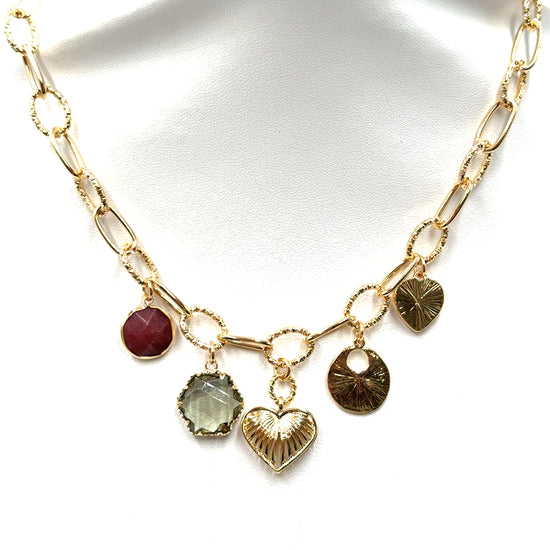 Macon Charm Necklace - Born To Glam Born To Glam