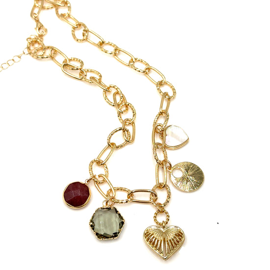 Macon Charm Necklace - Born To Glam Born To Glam