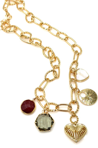 Macon Charm Necklace - Born To Glam