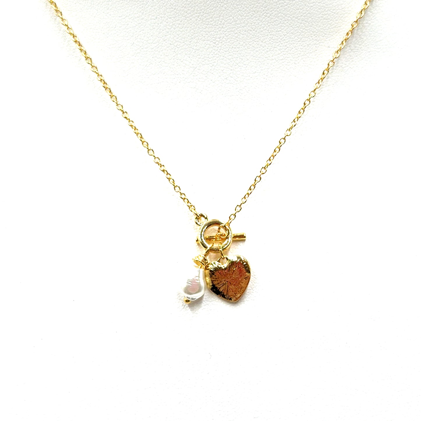 Heart Cluster Charm Necklace - Born To Glam Born To Glam