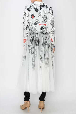 Rock and Roll Cardigan Blazer - Born To Glam