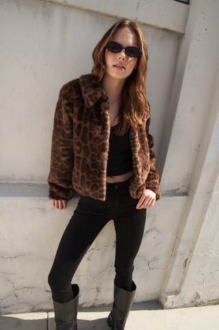 Wild Fame Faux Leather Jacket - Born To Glam