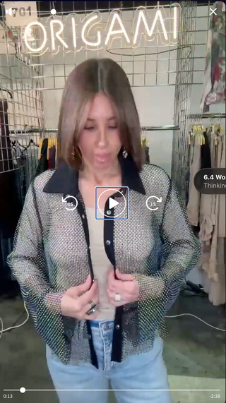Black Sparkly Mesh Jacket - Born To Glam