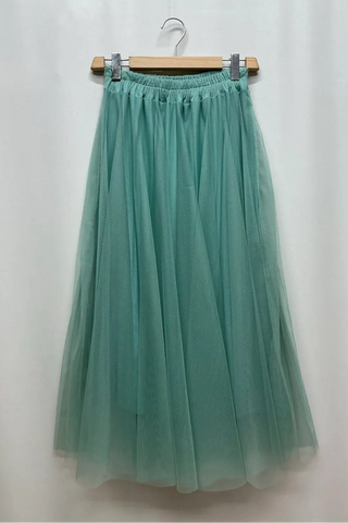 Style the Tulle Pleated Midi Skirt exclusively at Born To Glam