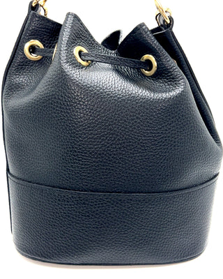 Zebra Leather Bucket Purse - Born To Glam