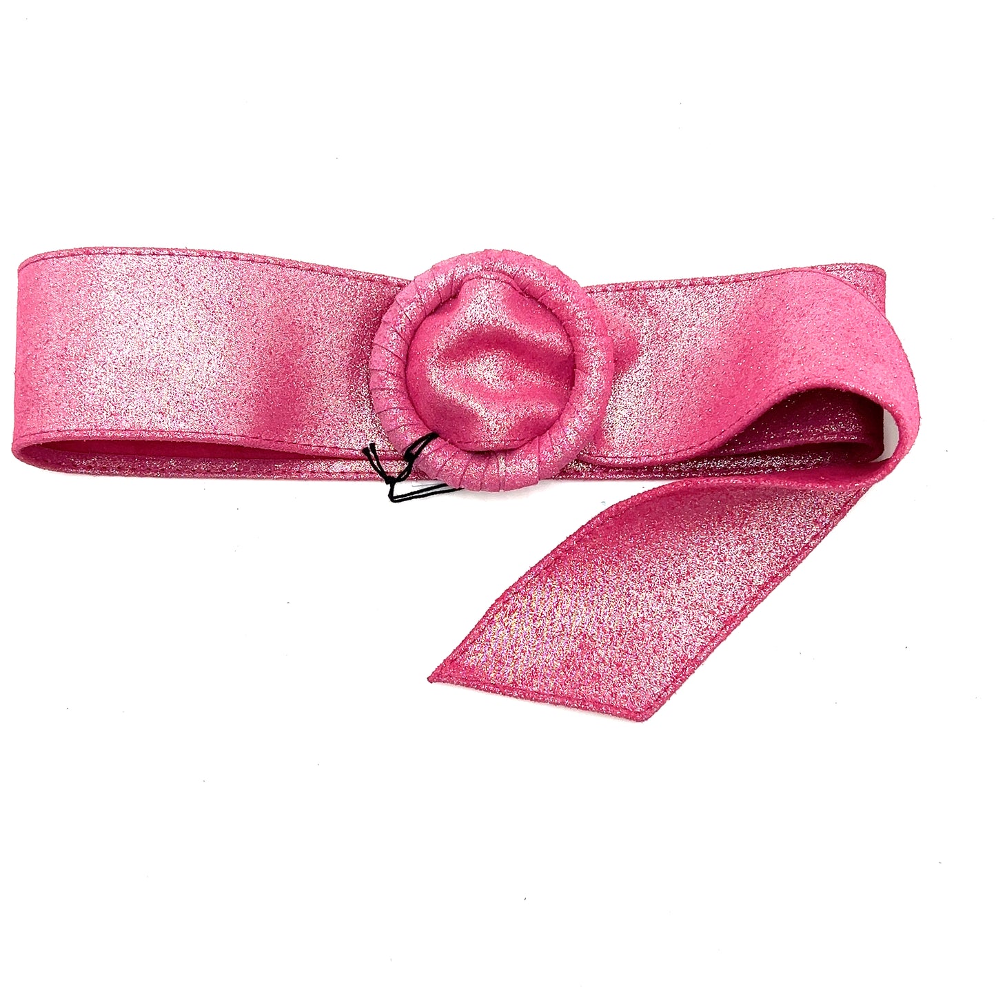 Pink Glossy Adjustable Belt - Born To Glam