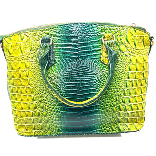 Vegan Leather Crocodile Print Handbag - Born To Glam