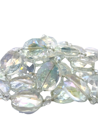 Crystal Oval Long Necklace - Born To Glam