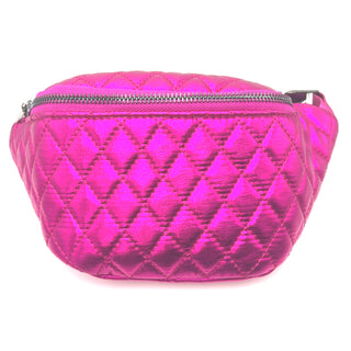 Metallic Vegan Leather Belt Bag - Born To Glam