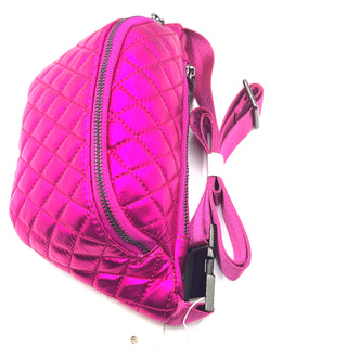 Metallic Vegan Leather Belt Bag - Born To Glam