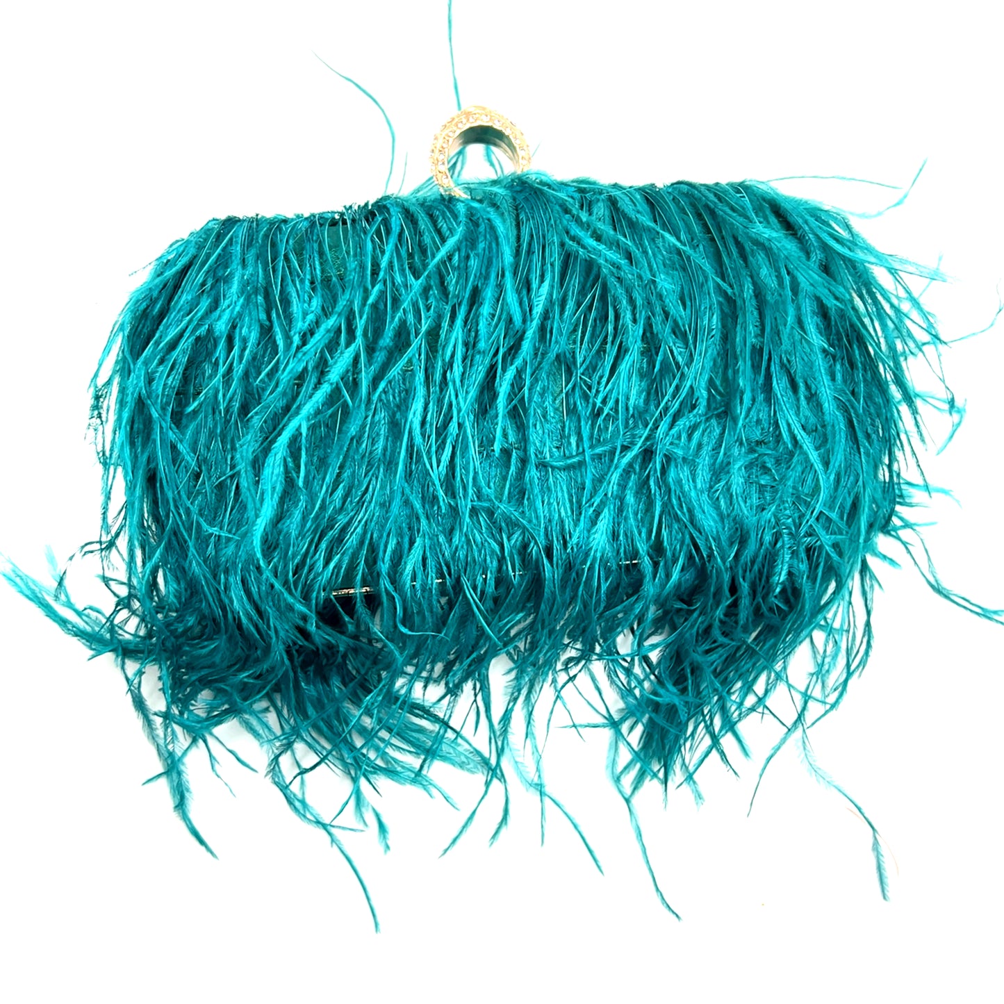 Vibrant Feather Evening Bag - Born To Glam