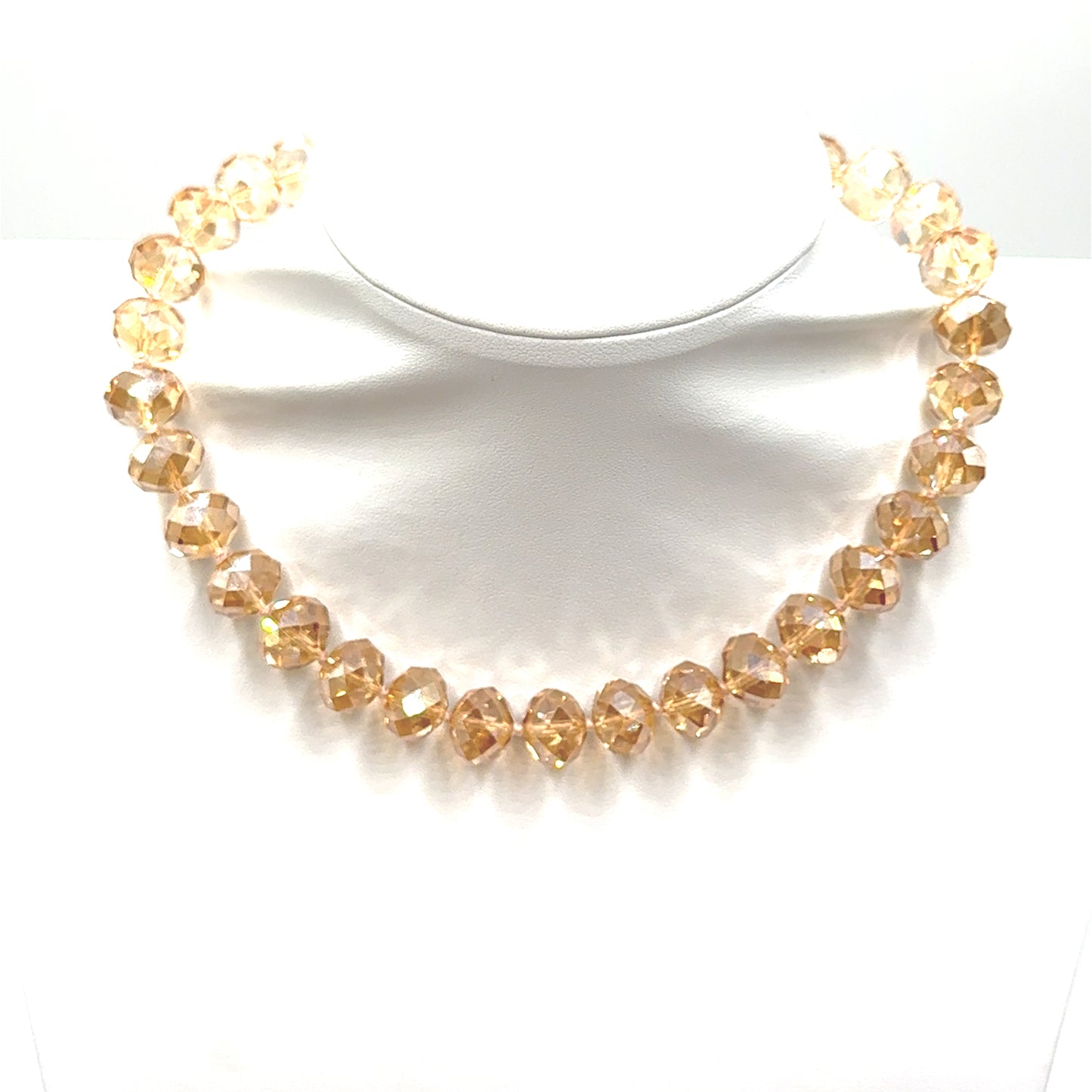 Adjustable Rondelle Short Necklace Born To Glam