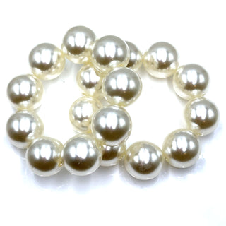 Faux Pearl Stretch Braclet - Born To Glam