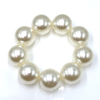 Faux Pearl Stretch Braclet - Born To Glam
