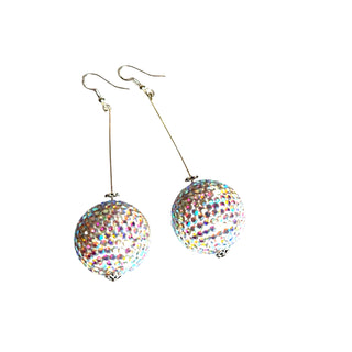 Gumball Crystal Drop Earring - Born To Glam