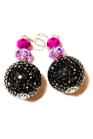 Gumball Short Statement Earring - Born To Glam