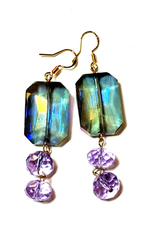 Lavender Mutli Dangle Earring - Born To Glam