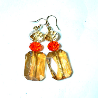 Champagne Short Drop Earring - Born To Glam