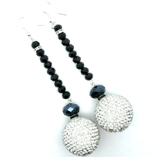 Black & White Gumball Statement Earring - Born To Glam