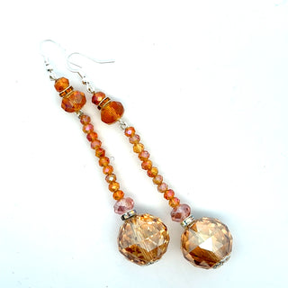 Champagne Crystal Statement Earring