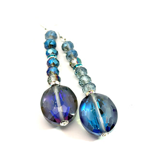 Oval Crystal Drop Earring - Born To Glam