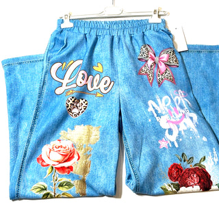 Hearts & Bows Palazzo Pants