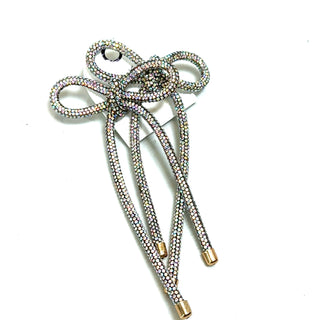 Style the Iridescent Bow Statement Earring exclusively at Born To Glam