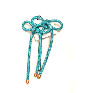 Turquoise Bow Statement Earring