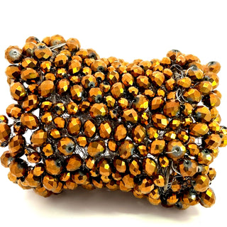 Gold Luxe Crystal Cascade Extra Large Statement Bracelet - Born To Glam
