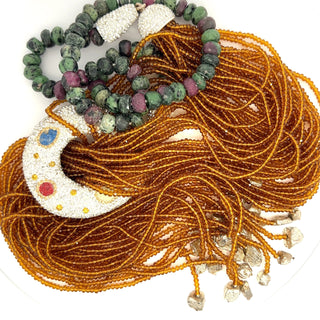 Goddess Lariat Long Statement Necklace - Born To Glam