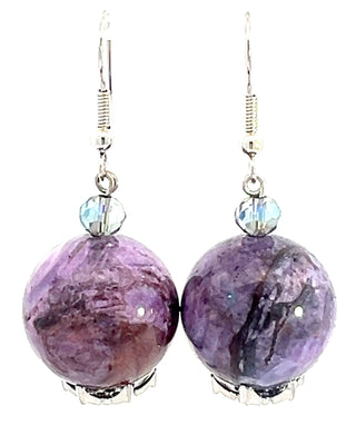 Purple Amethyst 20mm Gemstone Earring - Born To Glam