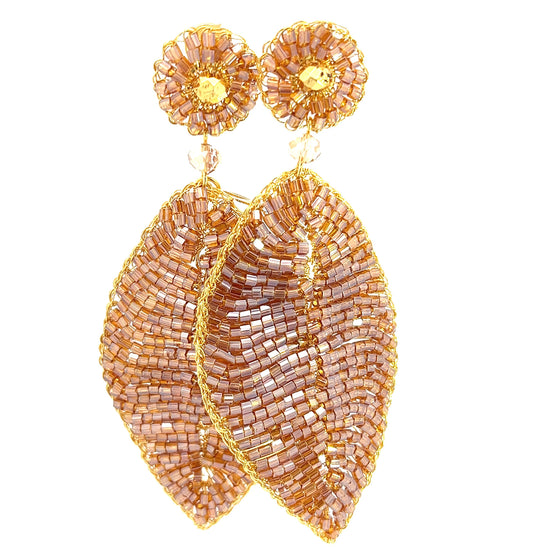 Meticulous Crystal Leaf Statement Earring - Born To Glam