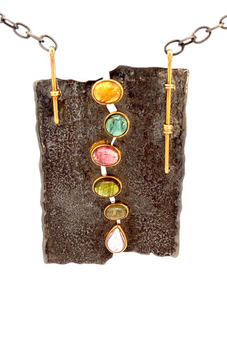 Sterling Silver Gemstone Necklace - Born To Glam