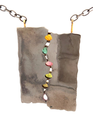 Sterling Silver Gemstone Necklace - Born To Glam