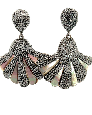 Seashell Mother Of Pearl Earrings - Born To Glam