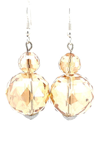 Crystal Sphere Earrings - Born To Glam