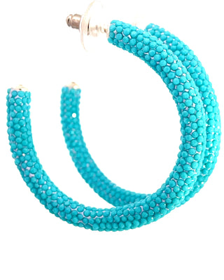 Crystal 925 Sterling Silver Hoops - Born To Glam