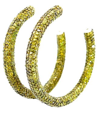 Crystal 925 Sterling Silver Hoops - Born To Glam