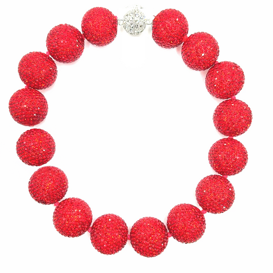 Crystal Sphere Statement Necklace - Born To Glam Born To Glam