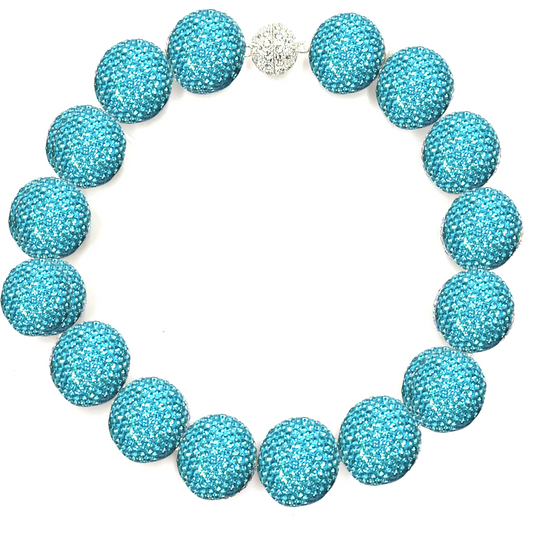 Crystal Sphere Statement Necklace - Born To Glam Born To Glam