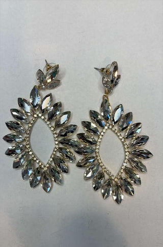 Crystal Marquise Statement Earrings