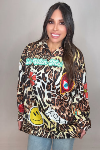 Xoxo Hoodie Sweatshirt - Born To Glam