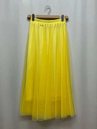 Style the Tulle Pleated Midi Skirt exclusively at Born To Glam