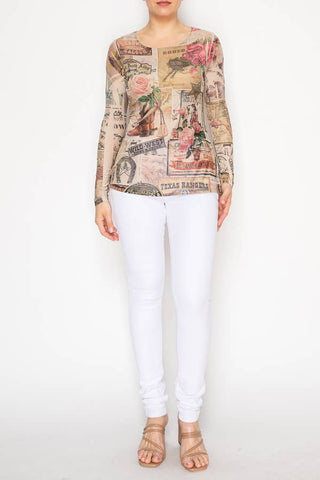 ROSE WEST Mesh Top - Born To Glam