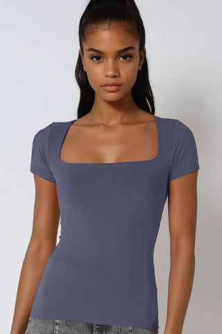 Square Neck Top - Born To Glam